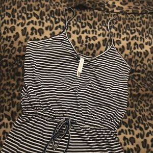 Aeropostale striped romper